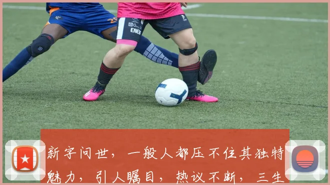 新字问世，一般人都压不住其独特魅力，引人瞩目，热议不断，三生有幸，一见倾心。